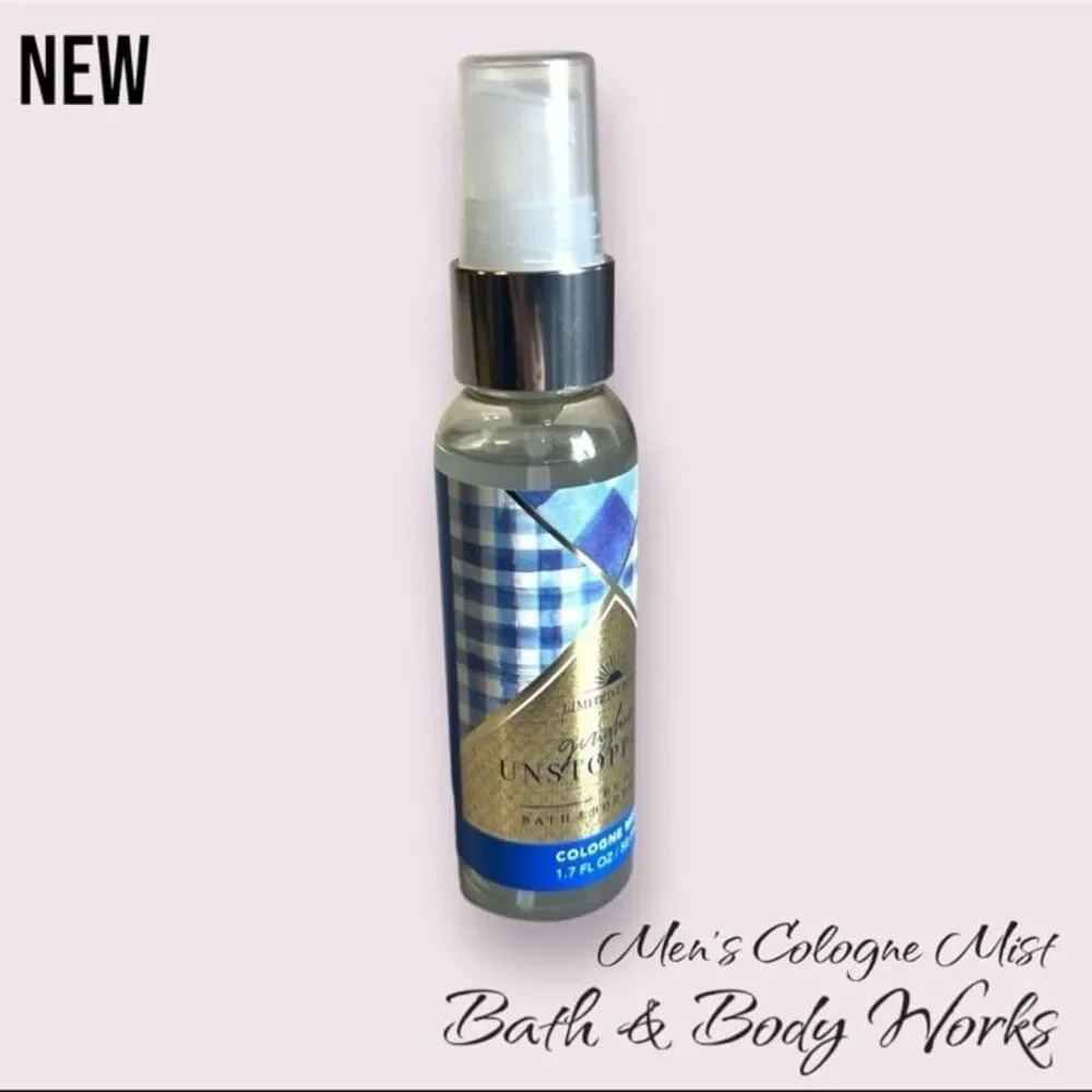 New Bath & Body BBW Works Gingham Unstoppable Cologne Mist 1.7fl oz - Picture 4 of 6